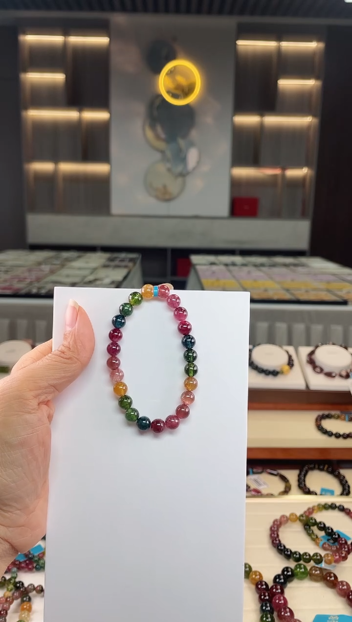 【闪购商品】碧玺单圈手串未镶嵌（多样性发一条）Q