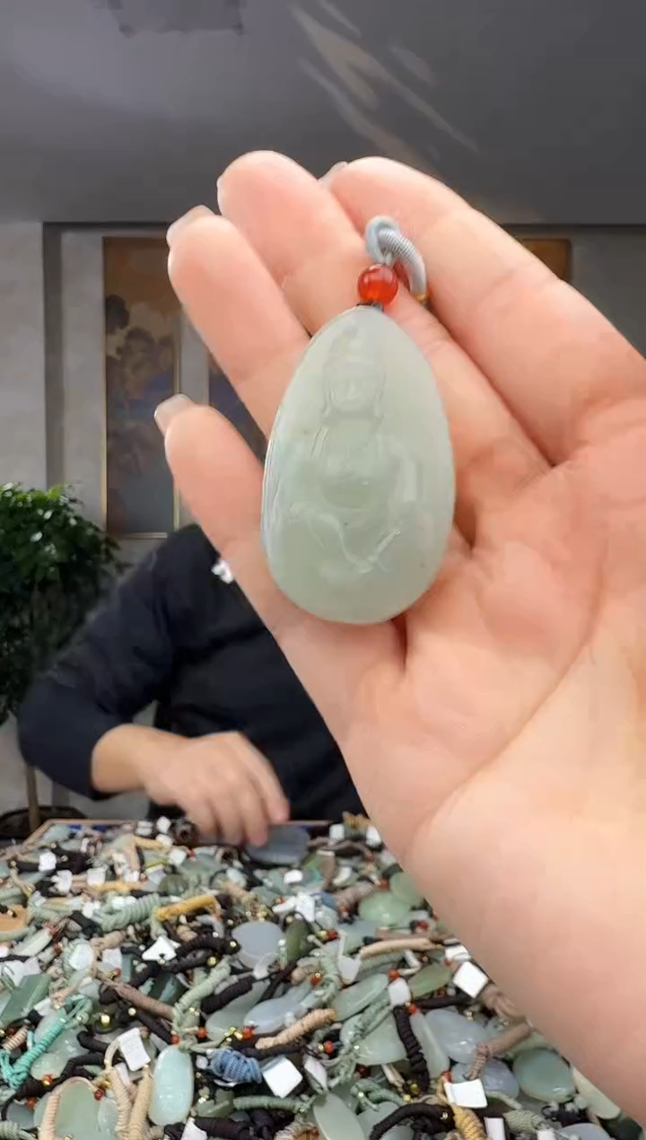 颈饰未镶嵌和田玉拍一发一多样性发货