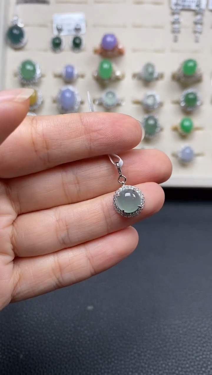 【闪购商品】翡翠戒指银S925镶嵌111111