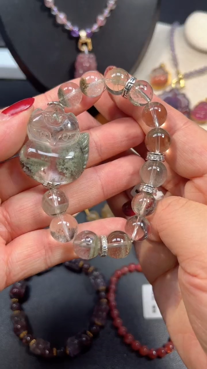 【闪购商品】水晶颈饰未镶嵌【百晶灵儿】天然定制款