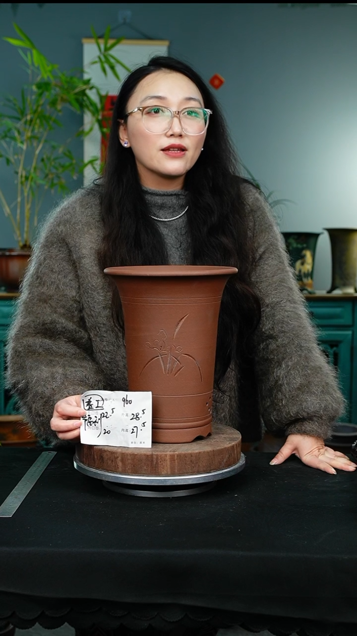 紫砂花盆960紫砂花盆