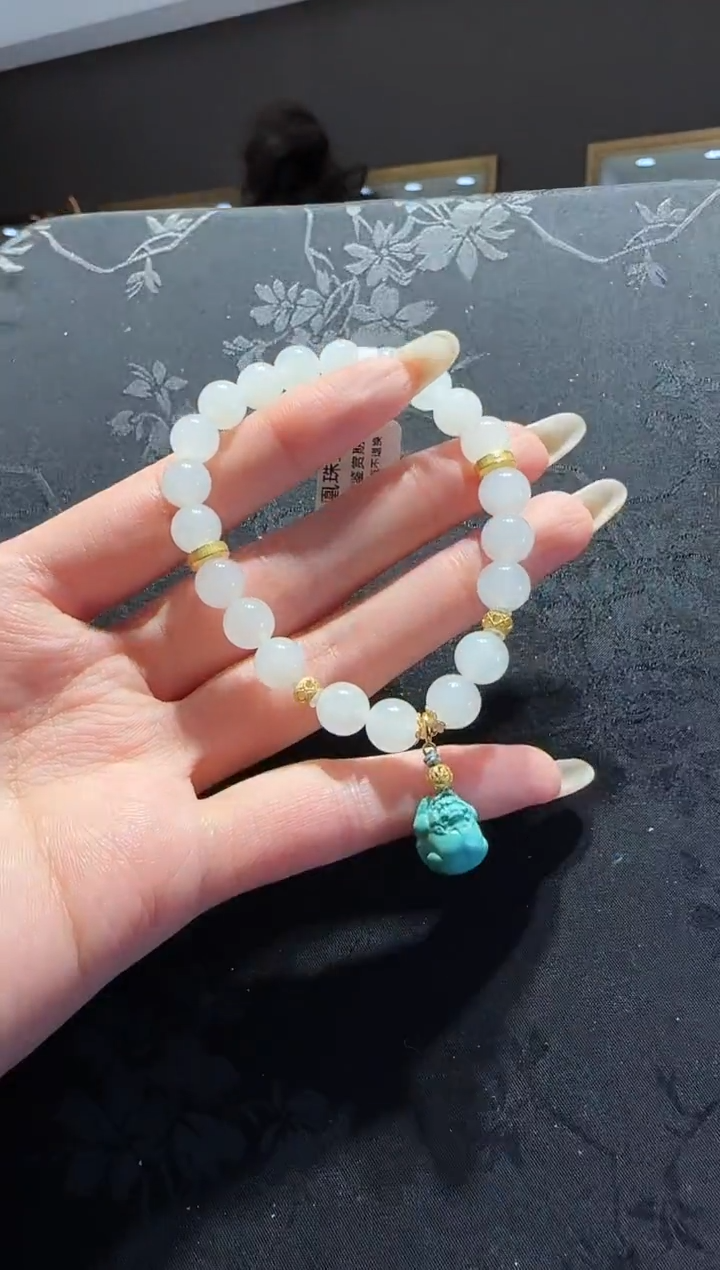 【闪购商品】和田玉手串未镶嵌和田玉手串设计款
