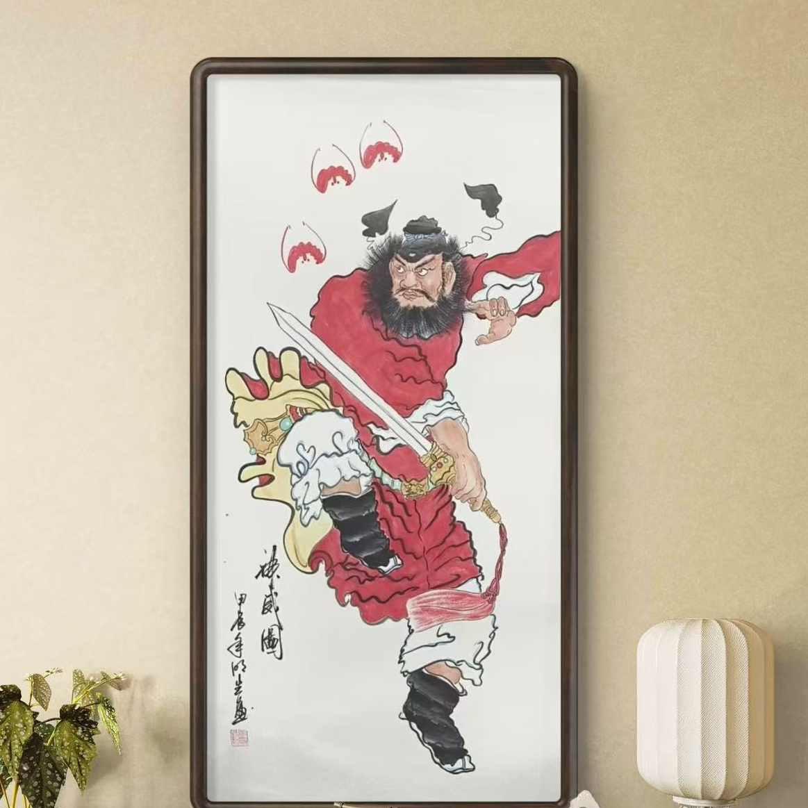 橱窗展示/山艺文化/ 潘明生老师/宣纸国画/带证书（展示）