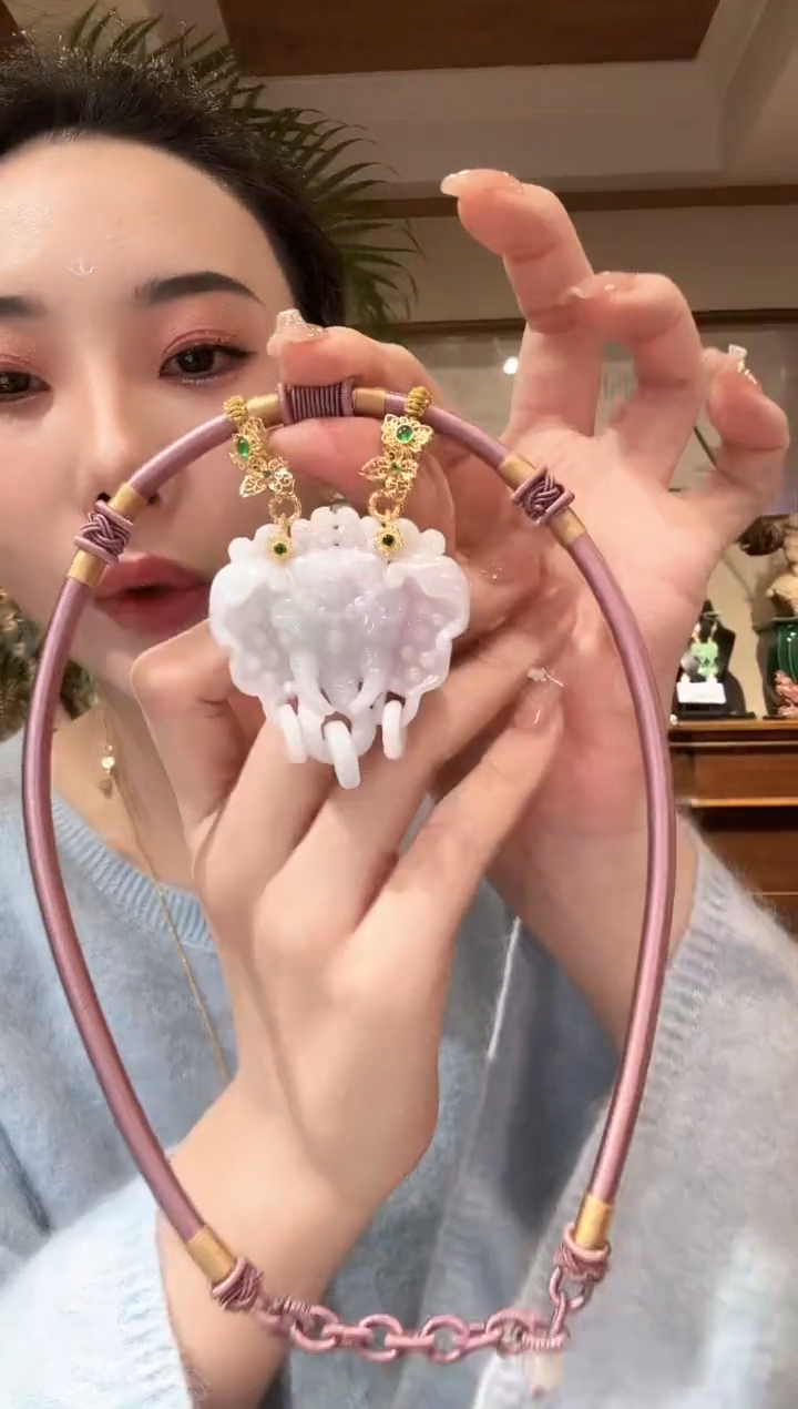 【闪购商品】翡翠颈饰未镶嵌国风