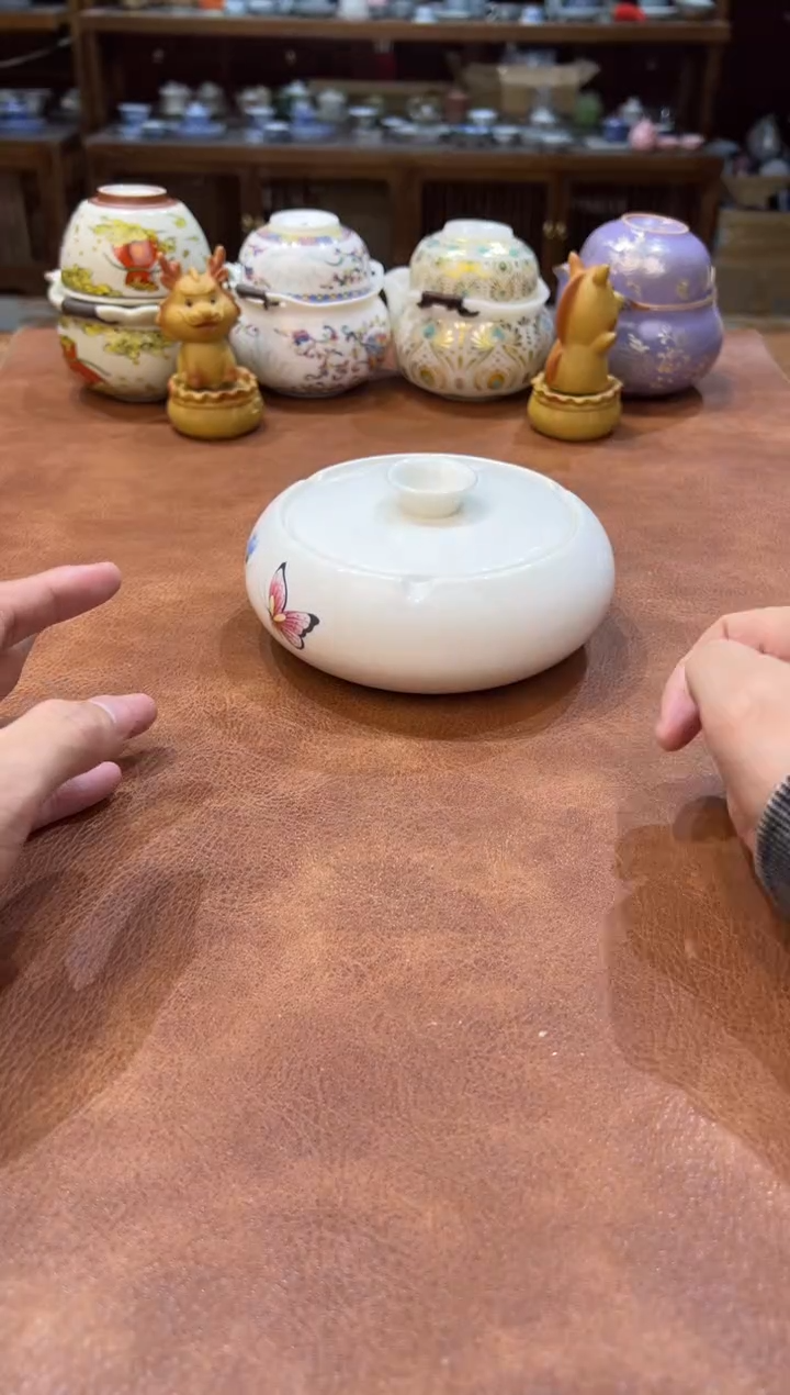 真的很便宜会开片的旅行茶具