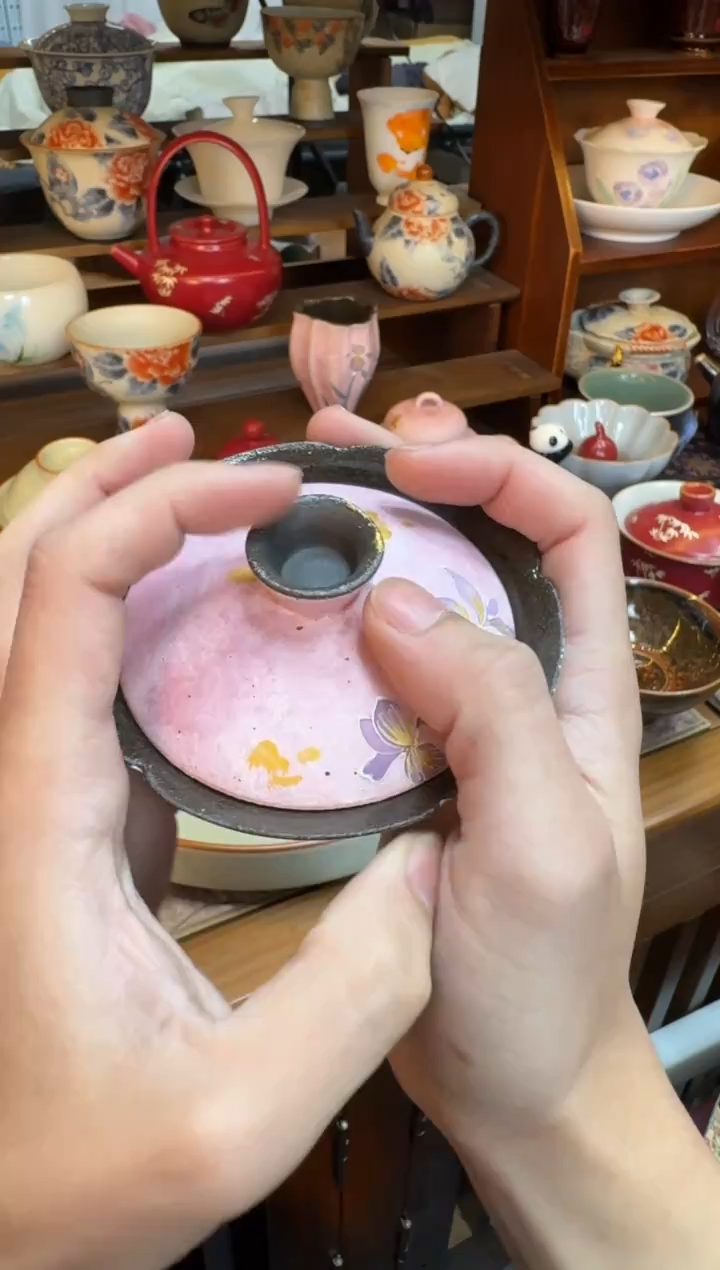 摆件陶茶具茶具茶具花盖碗加葫芦杯