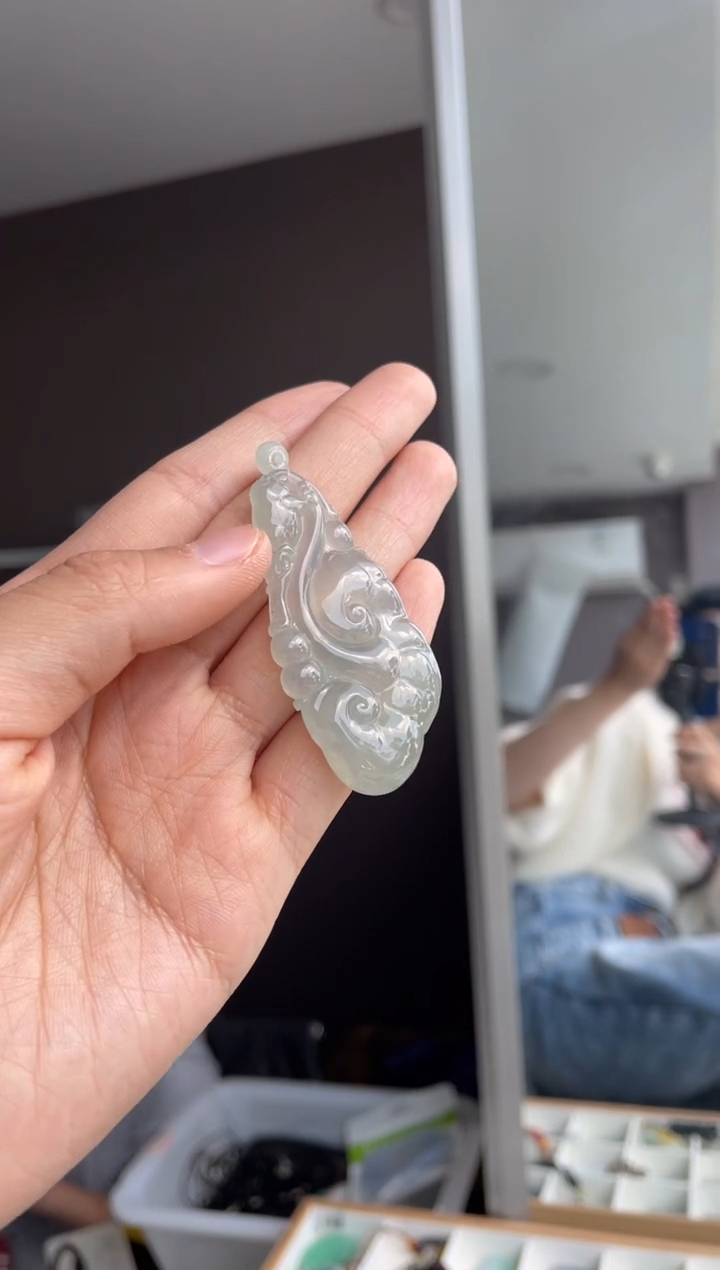 吊坠(不含链)未镶嵌翡翠天然缅甸A货翡翠