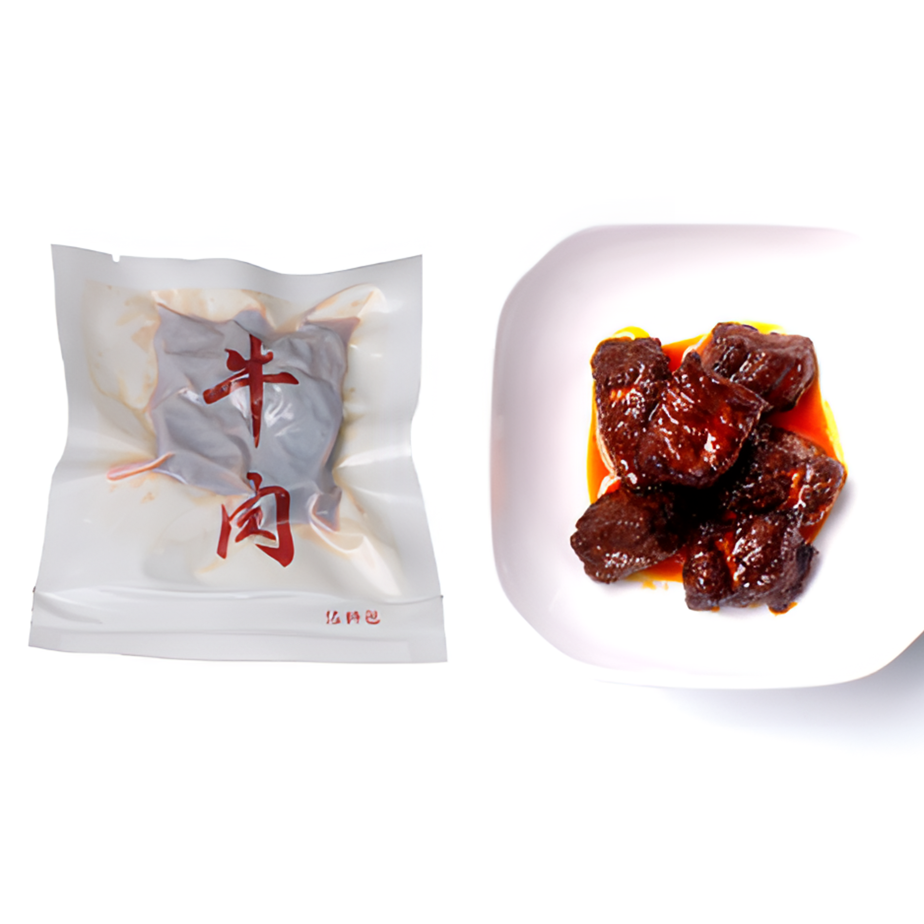 绵阳米粉伴侣米粉浇头红烧牛肉肥肠鸡肉肉包