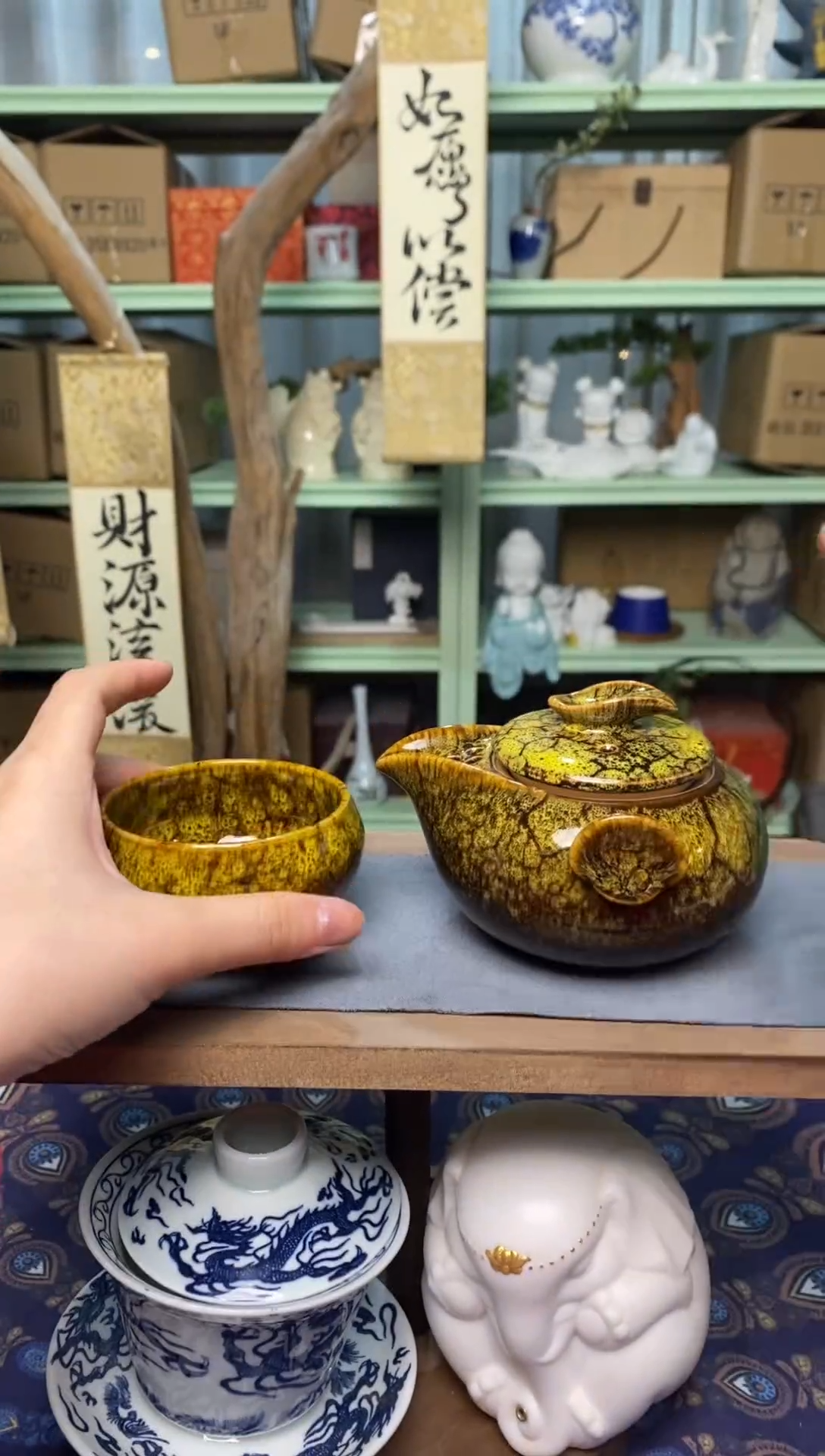 【闪购商品】盖碗赢鱼优选陶瓷陶瓷陶瓷陶瓷