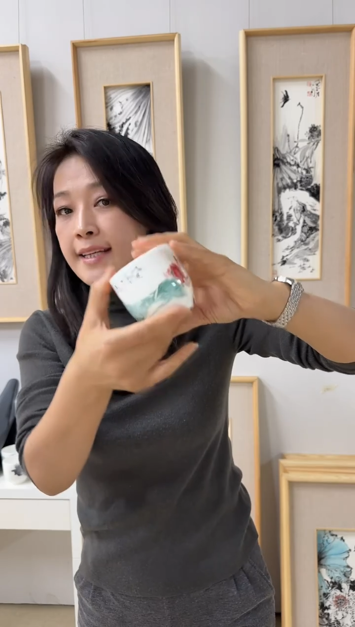 国画炳山艺术--秦老师作品