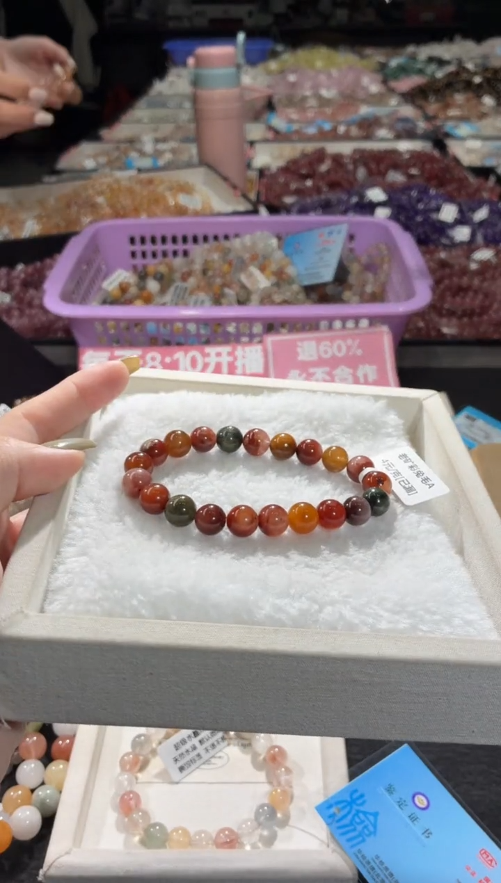 未镶嵌手链水晶320号 多样性发一L  8+