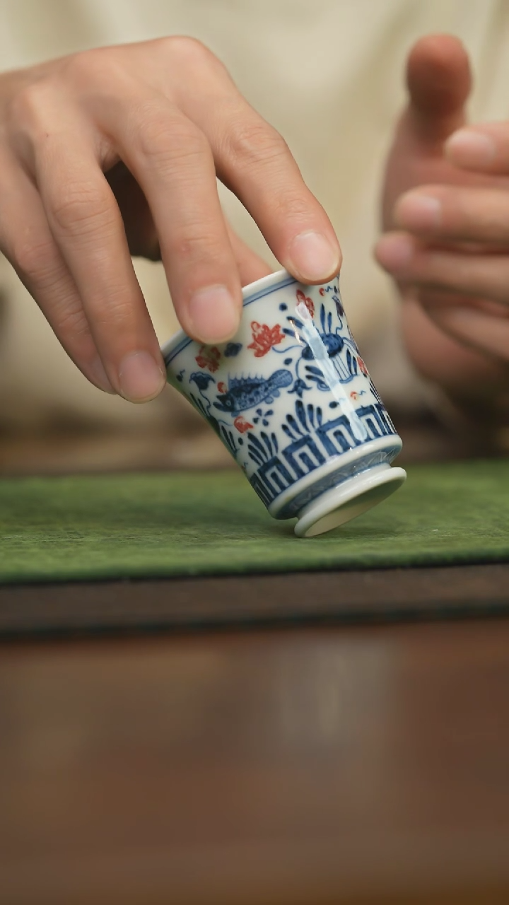 【闪购商品】杯柴窑青花破价福利