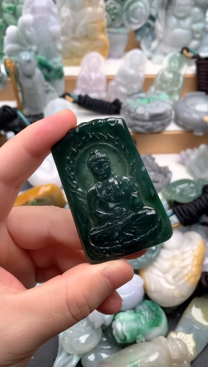 吊坠(不含链)未镶嵌翡翠1