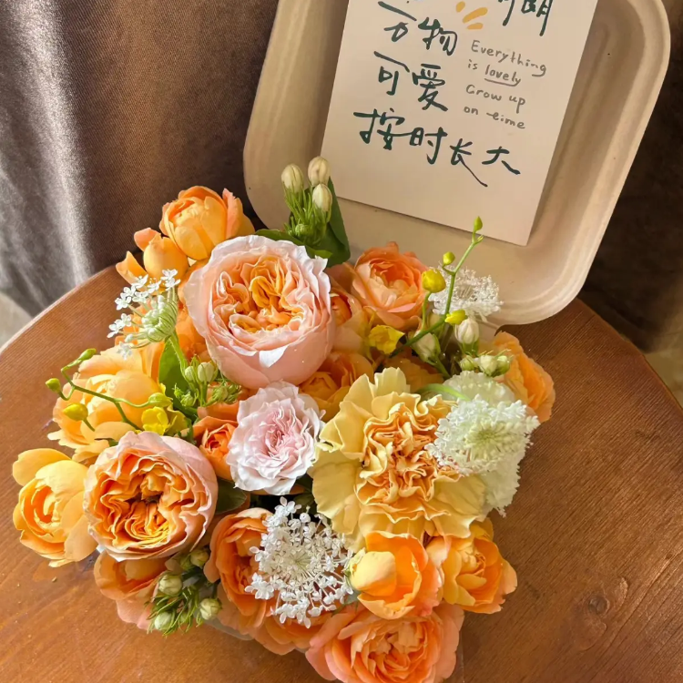 【全国同城配送】鲜花便当礼盒成品送对象送女友全国花店上海北京