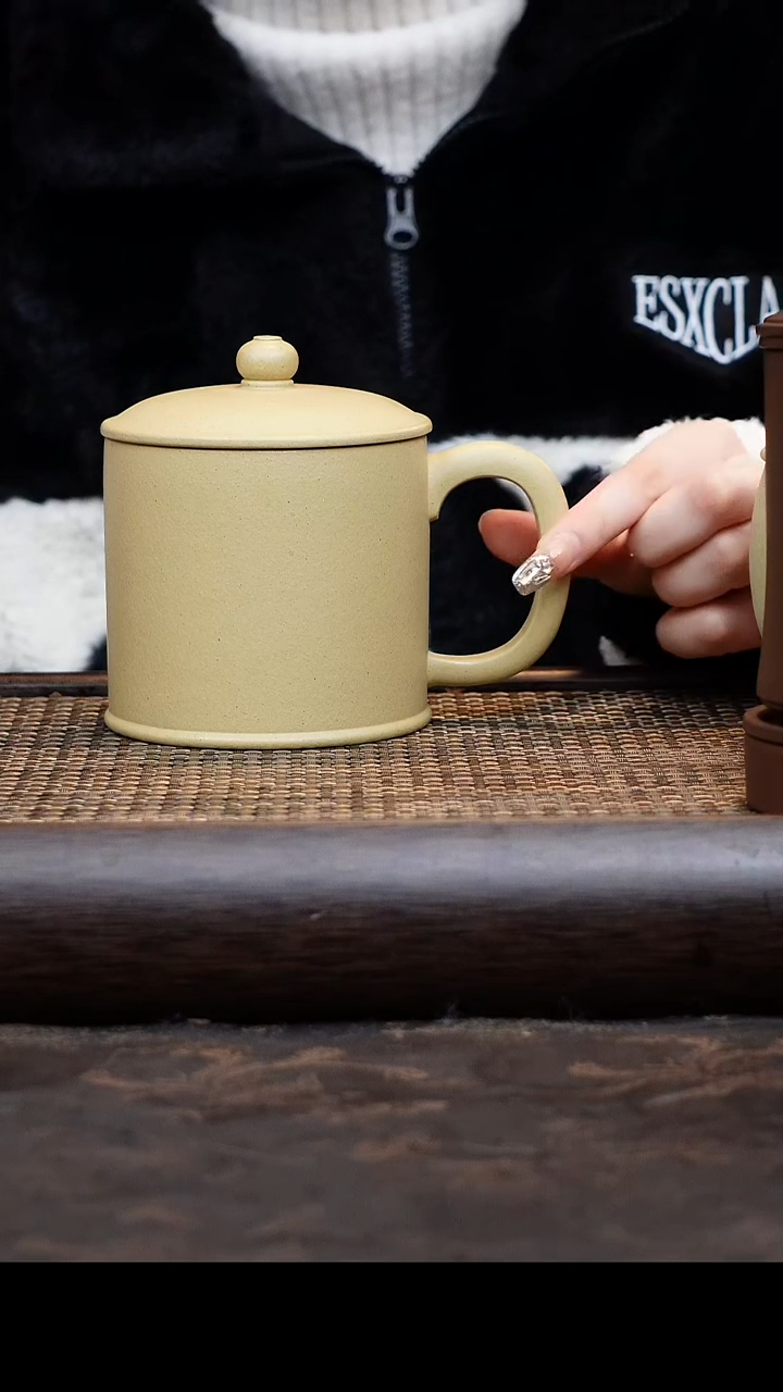 【闪购商品】紫砂茶杯本绿紫砂东来