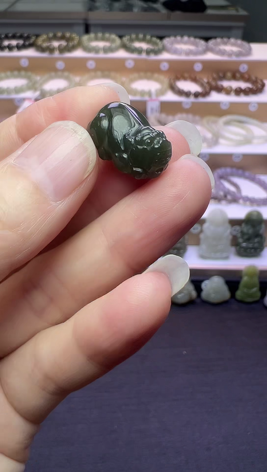 颈饰未镶嵌和田玉156号链接通孔