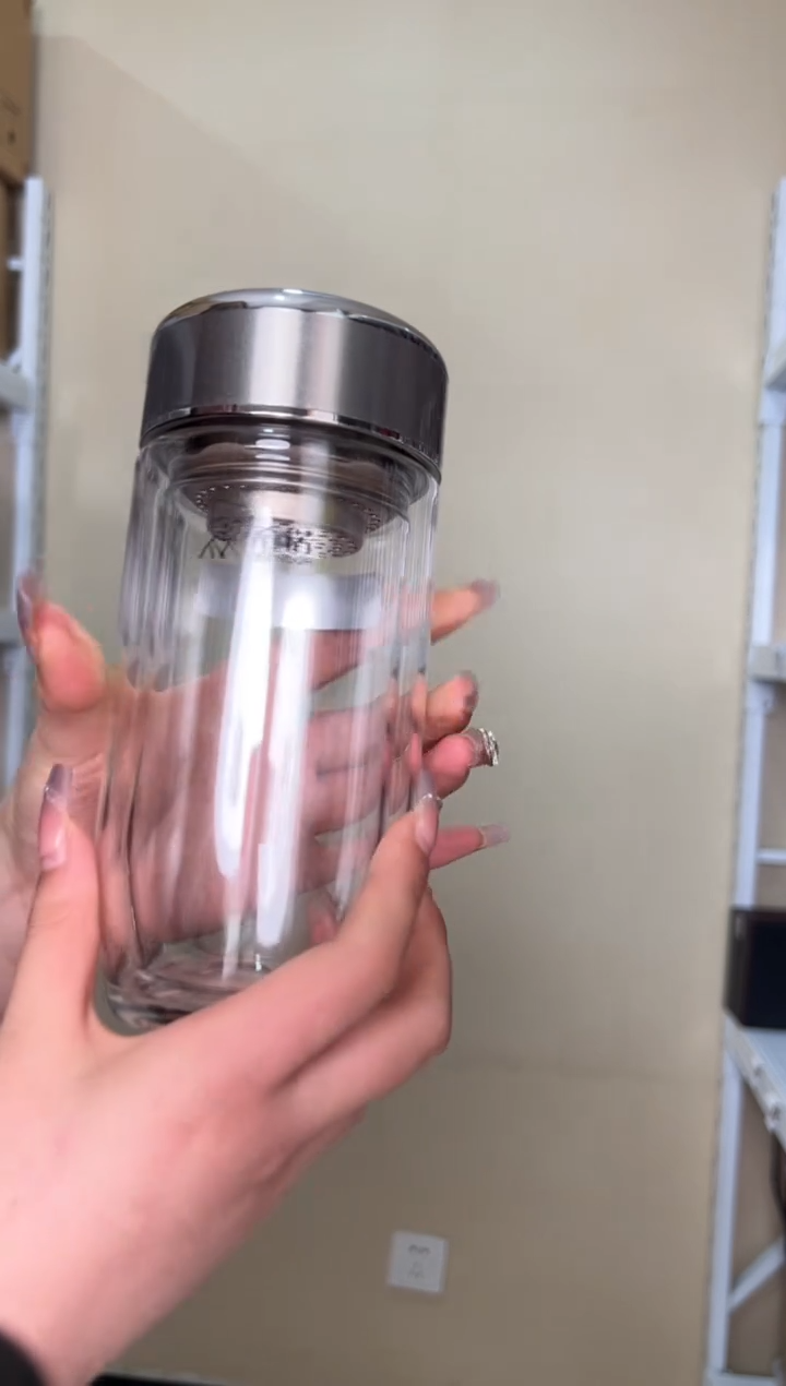 【闪购商品】双层抗菌鹅蛋370ml高档茶杯