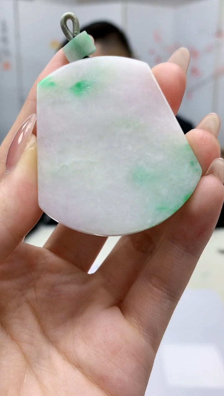 【闪购商品】定制翡翠未镶嵌5152jw-毛货挂件51