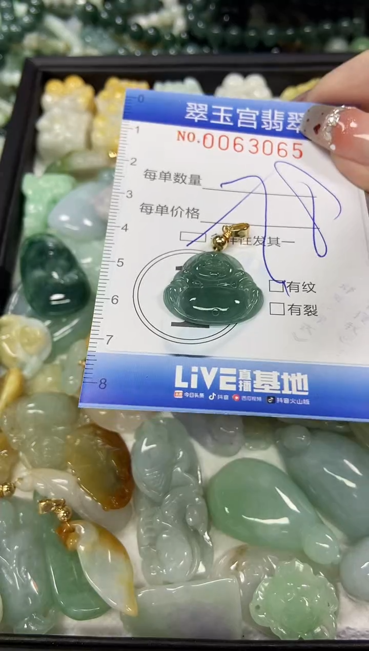 【闪购商品】翡翠颈饰未镶嵌闪购商品00063065多样性发其一