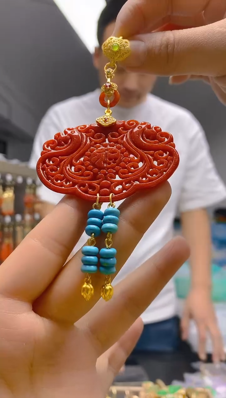 【闪购商品】翡翠耳饰合金0199翡翠压襟