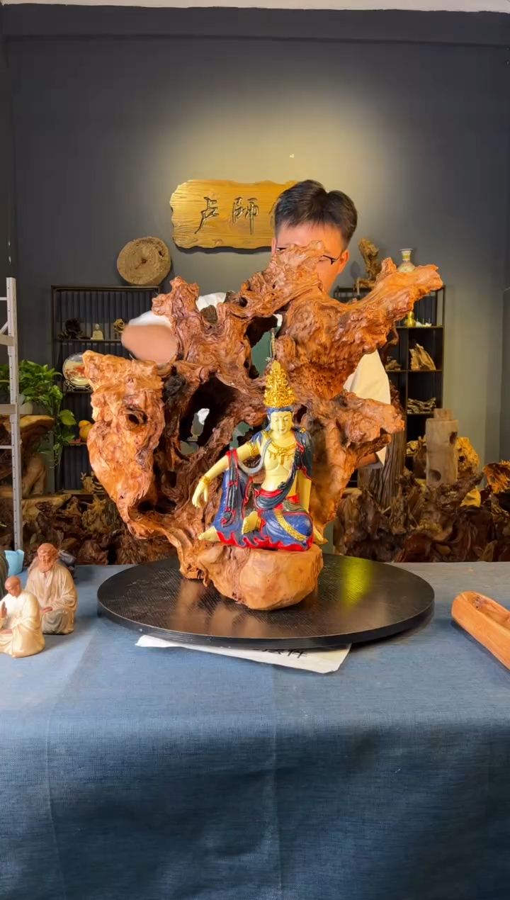 木卢师傅根艺作品（不包含人物摆件）