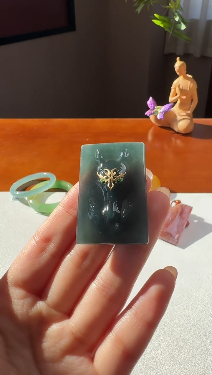 【闪购商品】翡翠颈饰18K金镶嵌【鑫鑫】