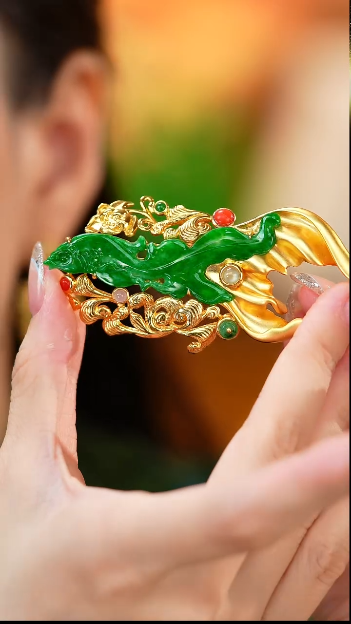 吊坠(不含链)银S925镶嵌翡翠新款