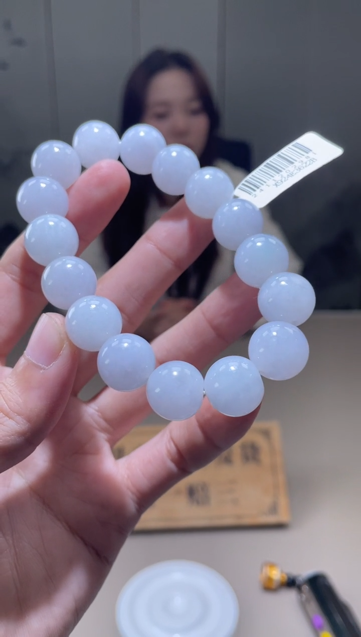 未镶嵌定制翡翠珠串