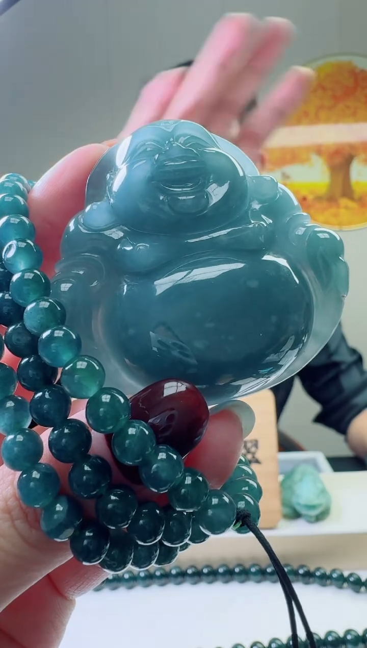 颈饰未镶嵌翡翠天然A货翡翠  多样性随机发其一       