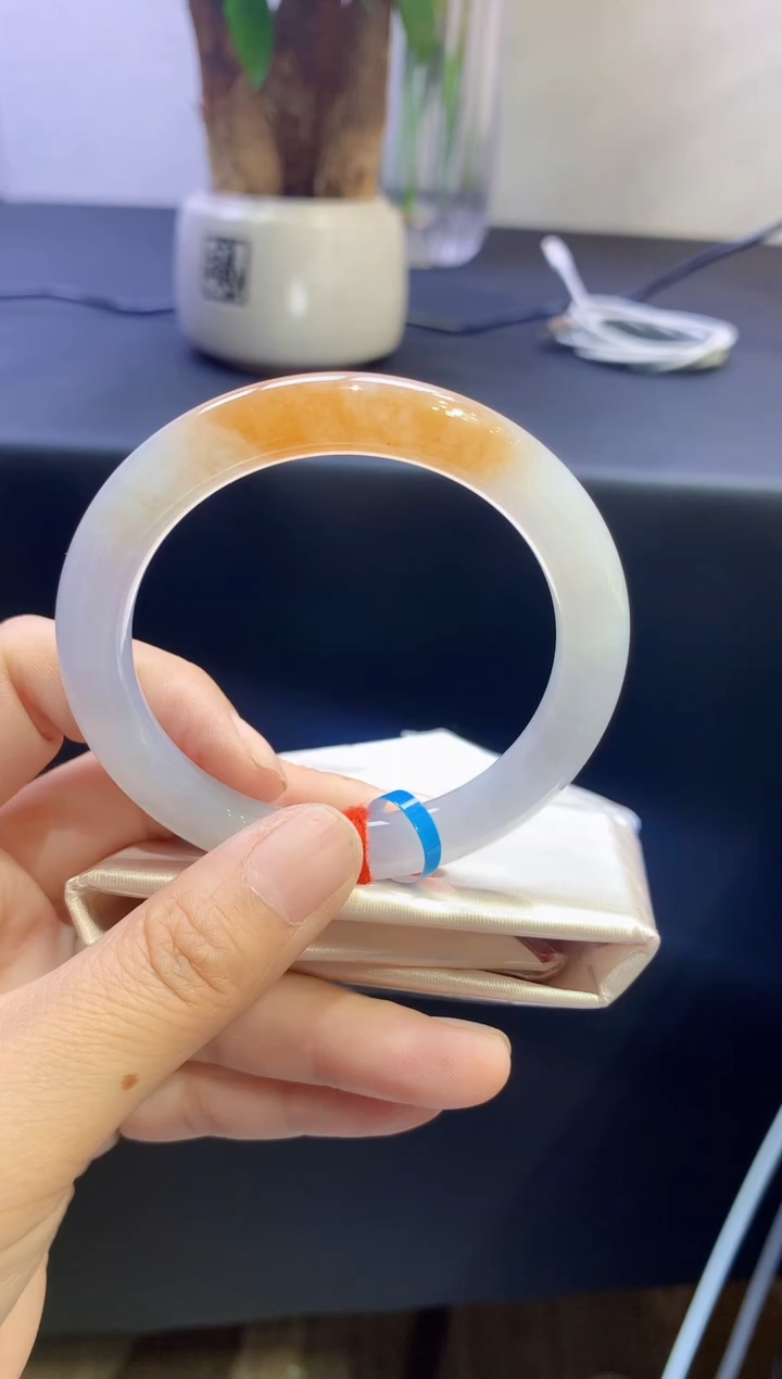 未镶嵌手镯翡翠翡翠手镯圈口54.7-t152  