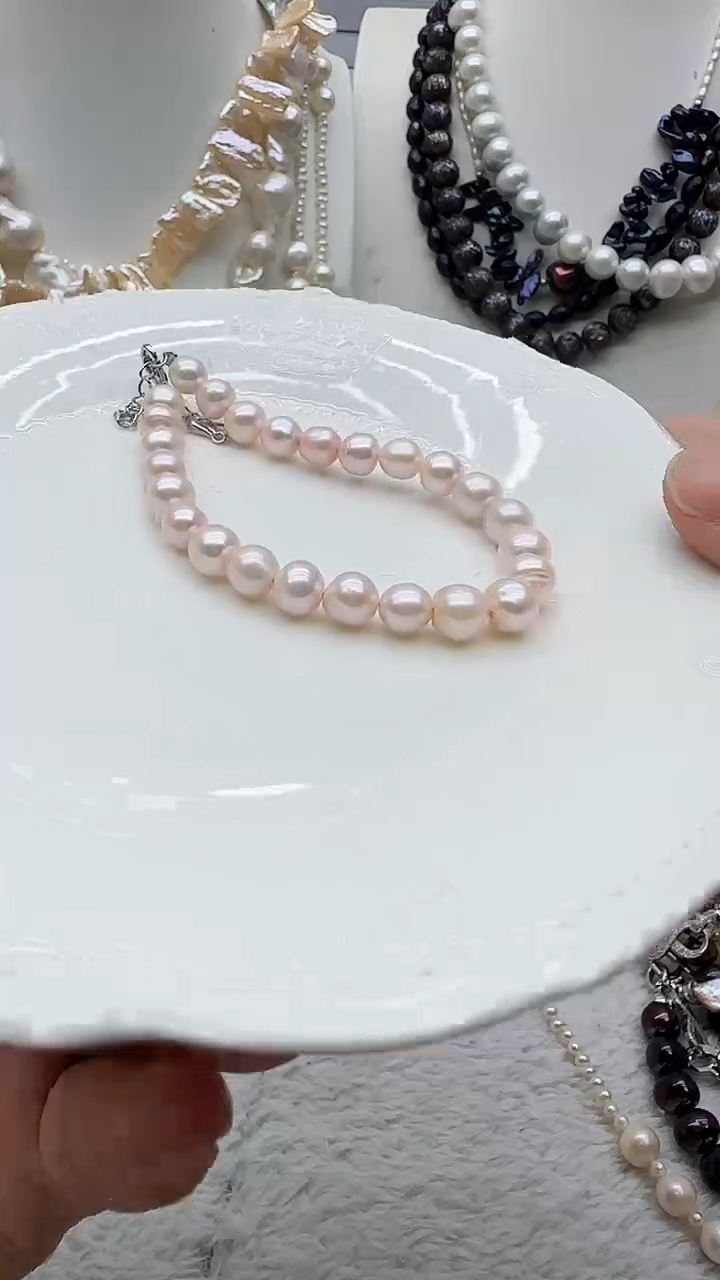 淡水珍珠未镶嵌套链7