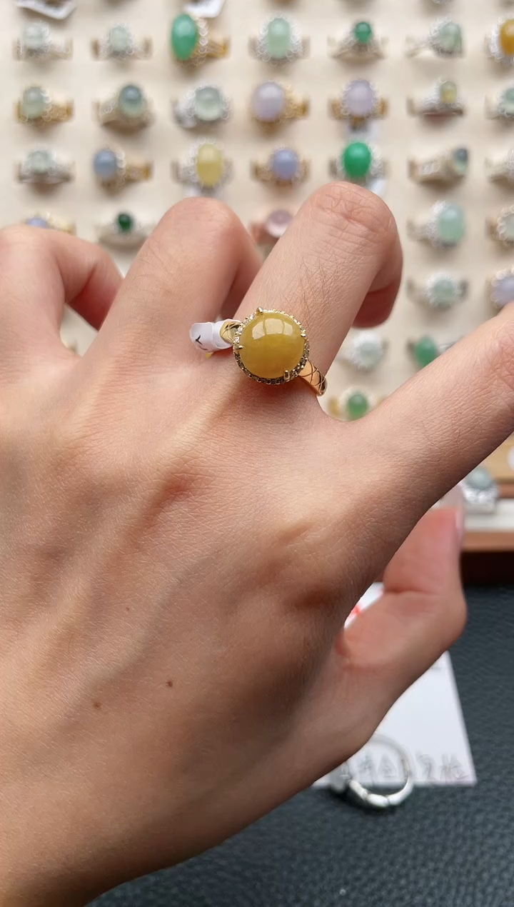【闪购商品】翡翠戒指银S925镶嵌1111