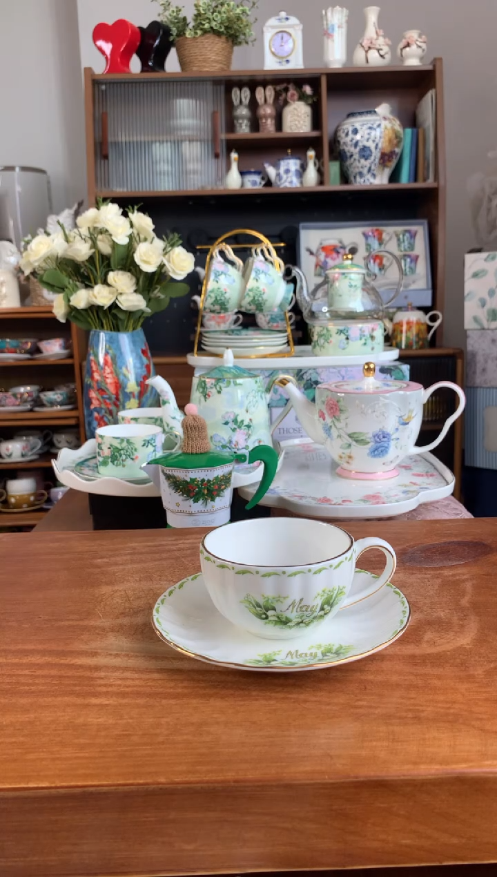 陶瓷【限时福利】铃兰骨瓷杯碟