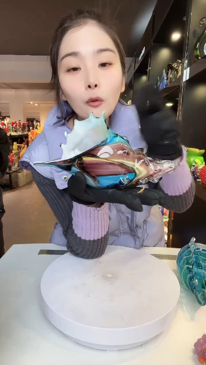【闪购商品】茶盏琉璃摆件家居摆件