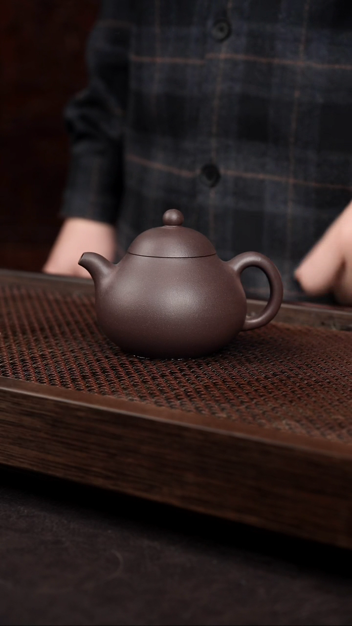 【闪购商品】紫砂茶壶天青唐梨