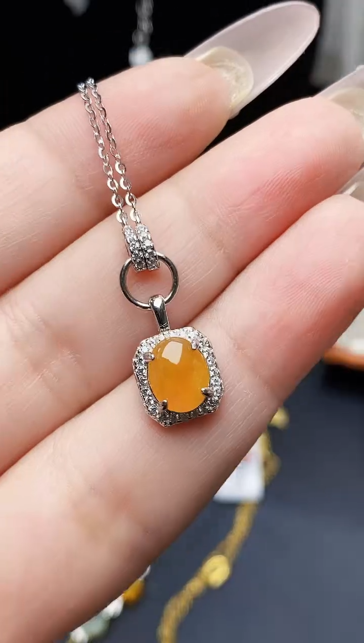 银S925镶嵌戒指翡翠0176