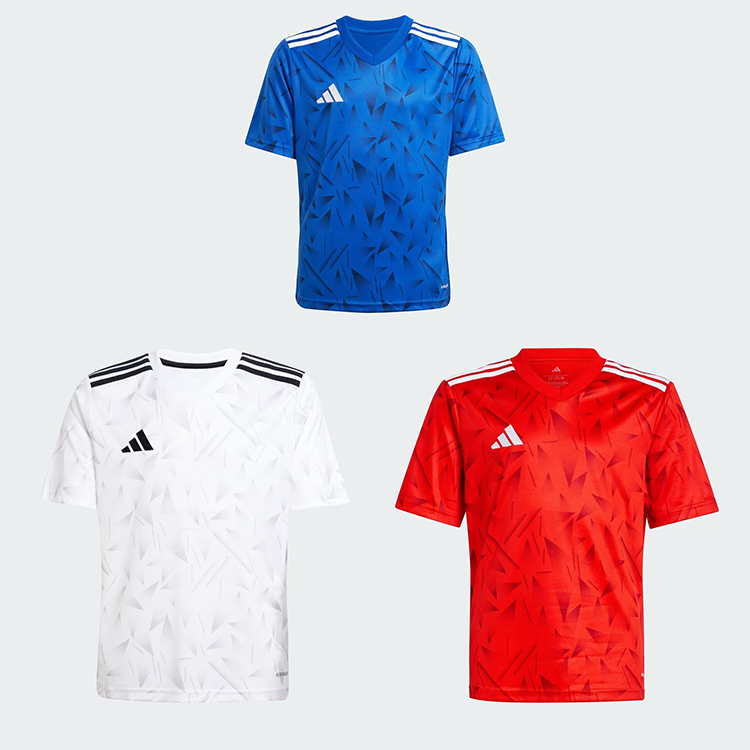 adidas阿迪达斯儿童运动服速干透气足球T恤 JJ1952、JJ1953、JJ1957
