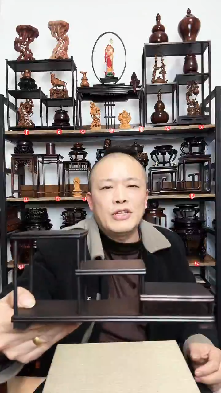 紫砂底座木长23宽6