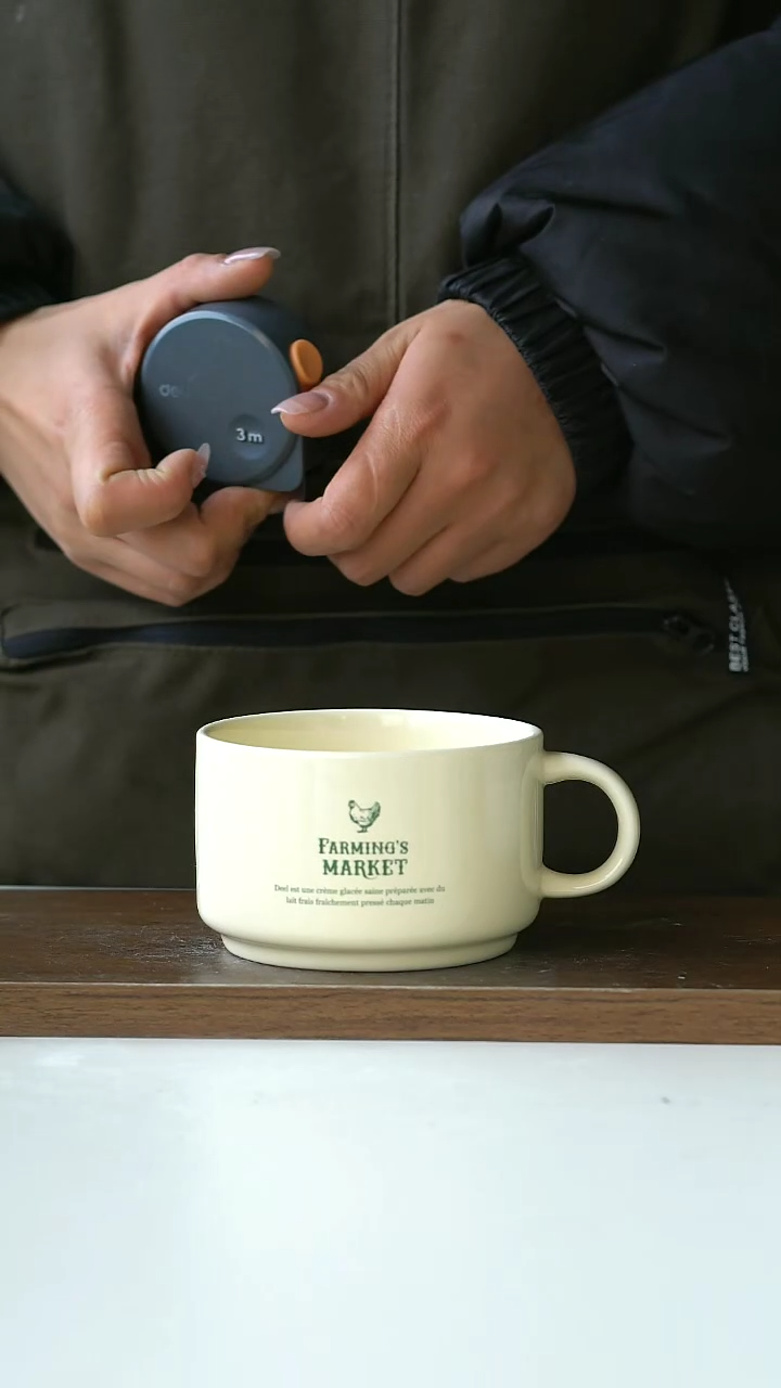 【闪购商品】陶瓷韩式奶油风咖啡杯320ml@4-2@