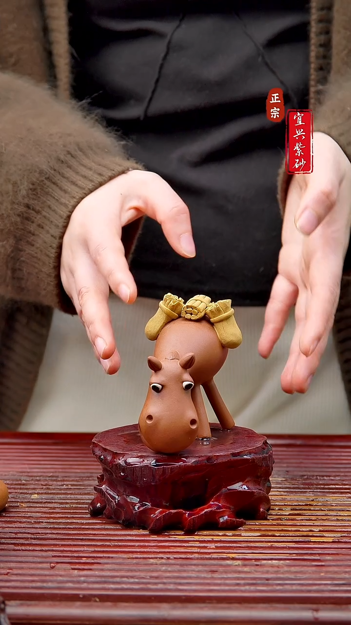 紫砂茶宠宜兴紫砂茶宠摆件