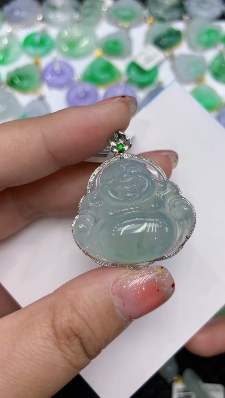 【闪购商品】翡翠颈饰18K金镶嵌111111111111