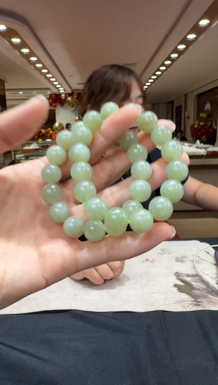 和田玉未镶嵌颈饰手串11-12（多样性发一）