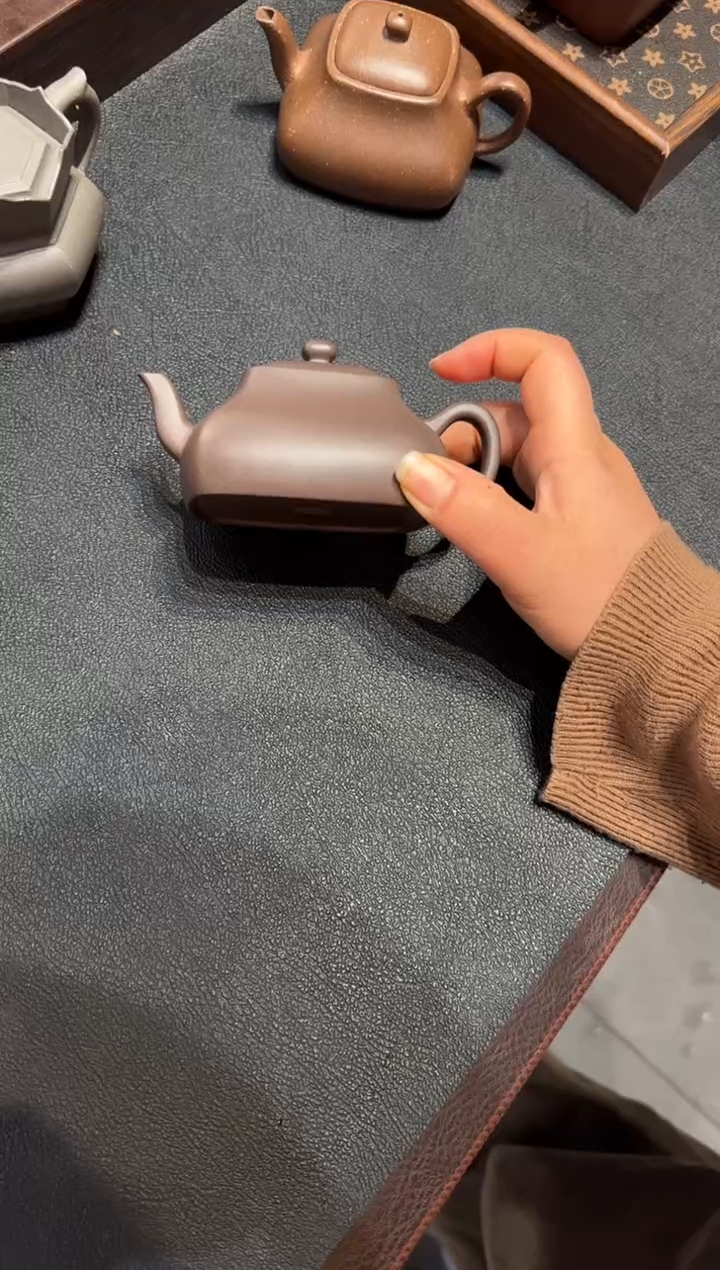 【闪购商品】紫砂茶壶风流宰相 天青