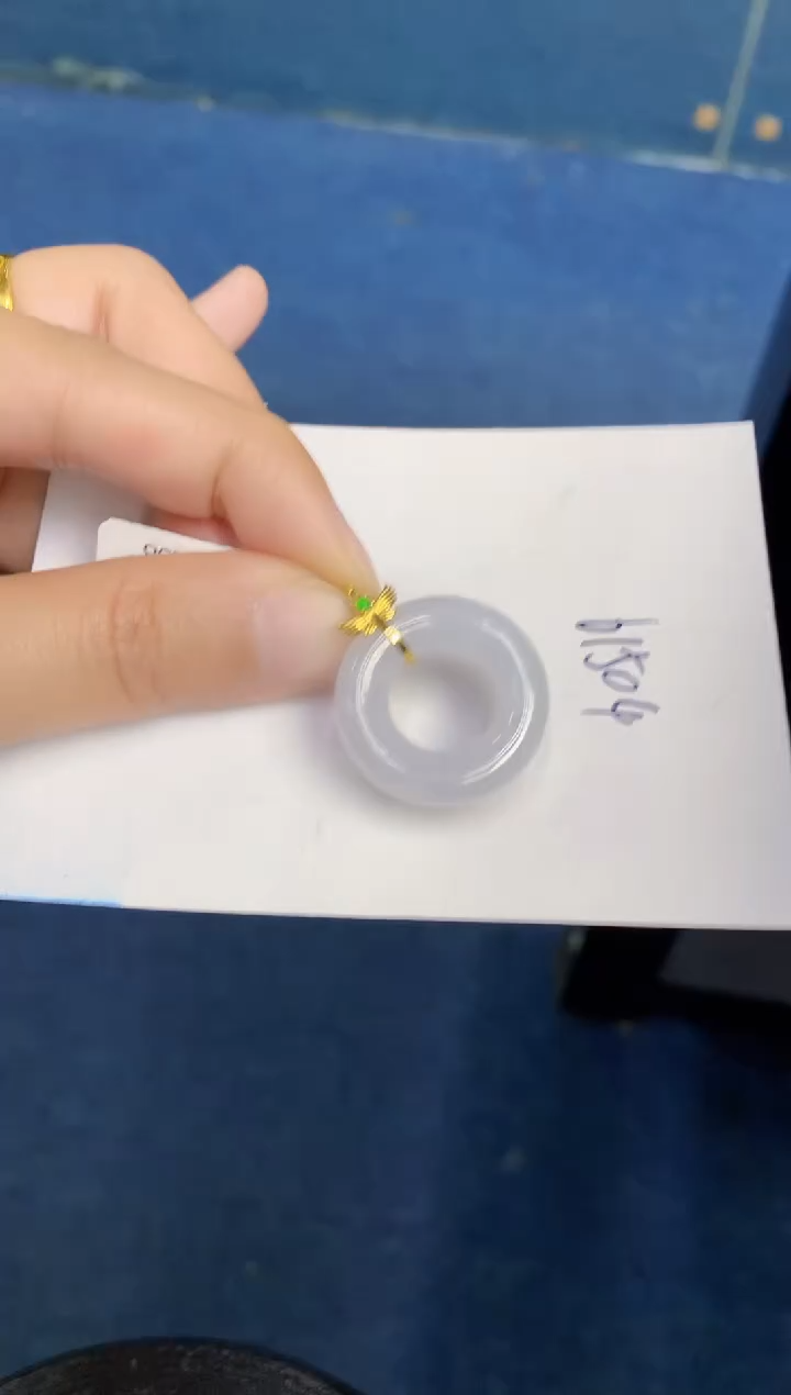 【闪购商品】翡翠颈饰18K金镶嵌000000000