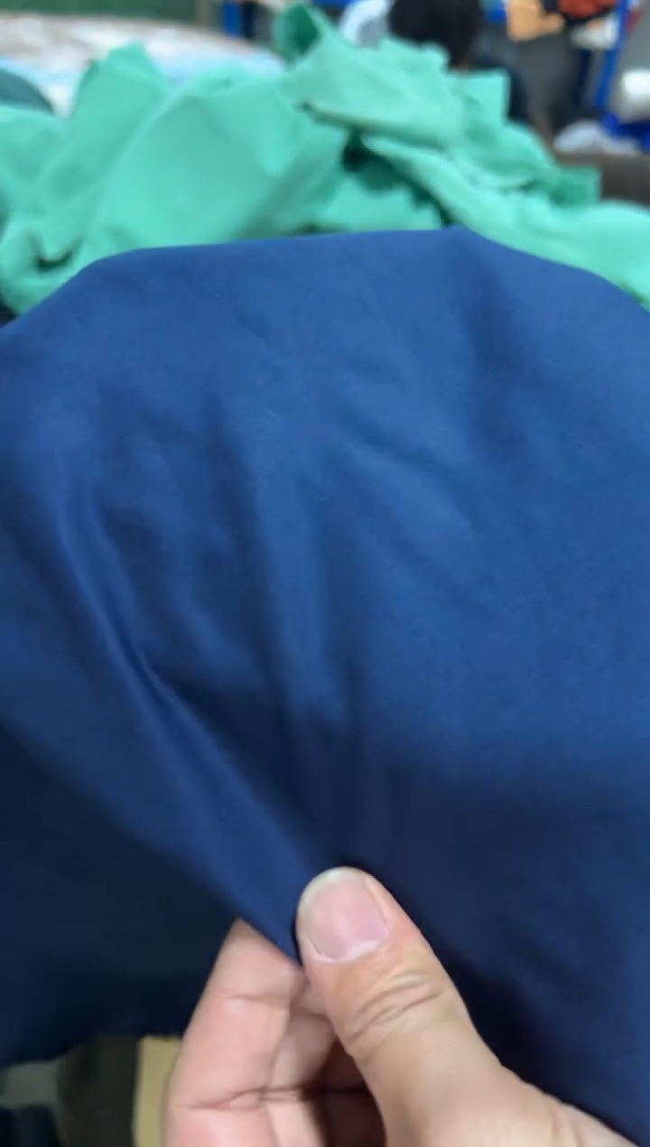 上新！3米 藏蓝色 纯棉斜纹纱卡 中厚款 幅宽1.5米