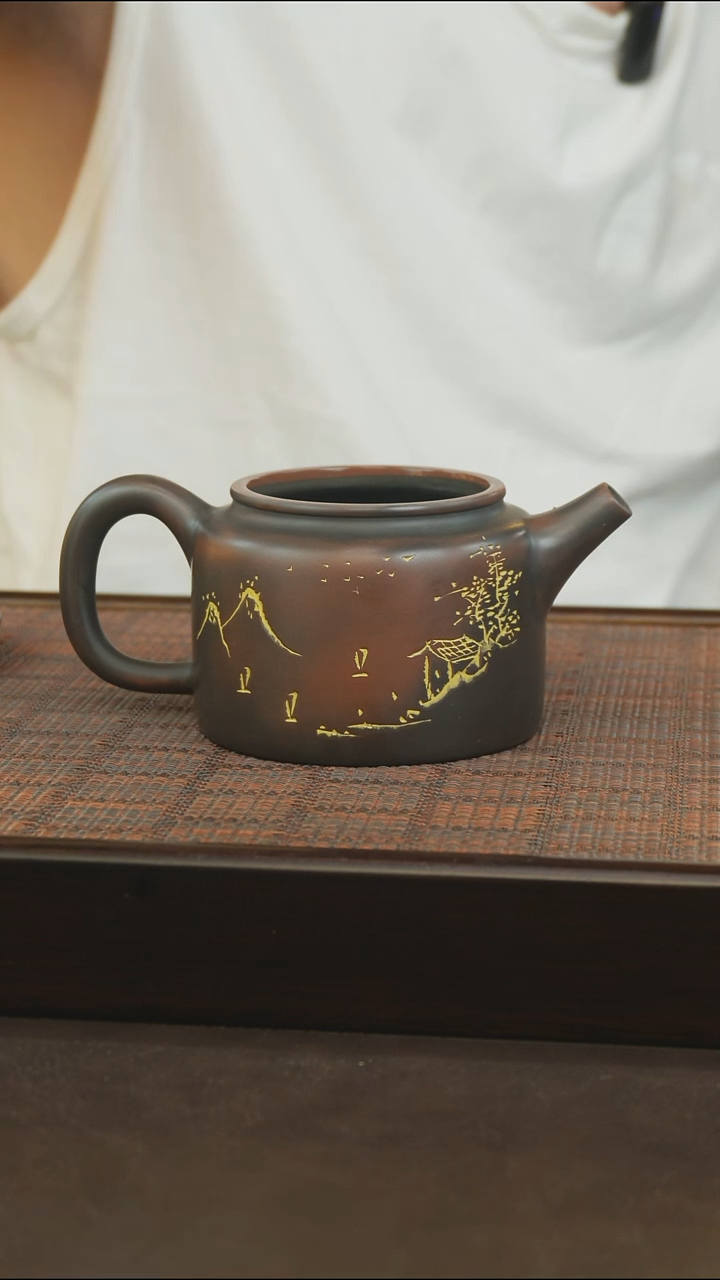 坭兴陶 纯手工 德钟壶200cc