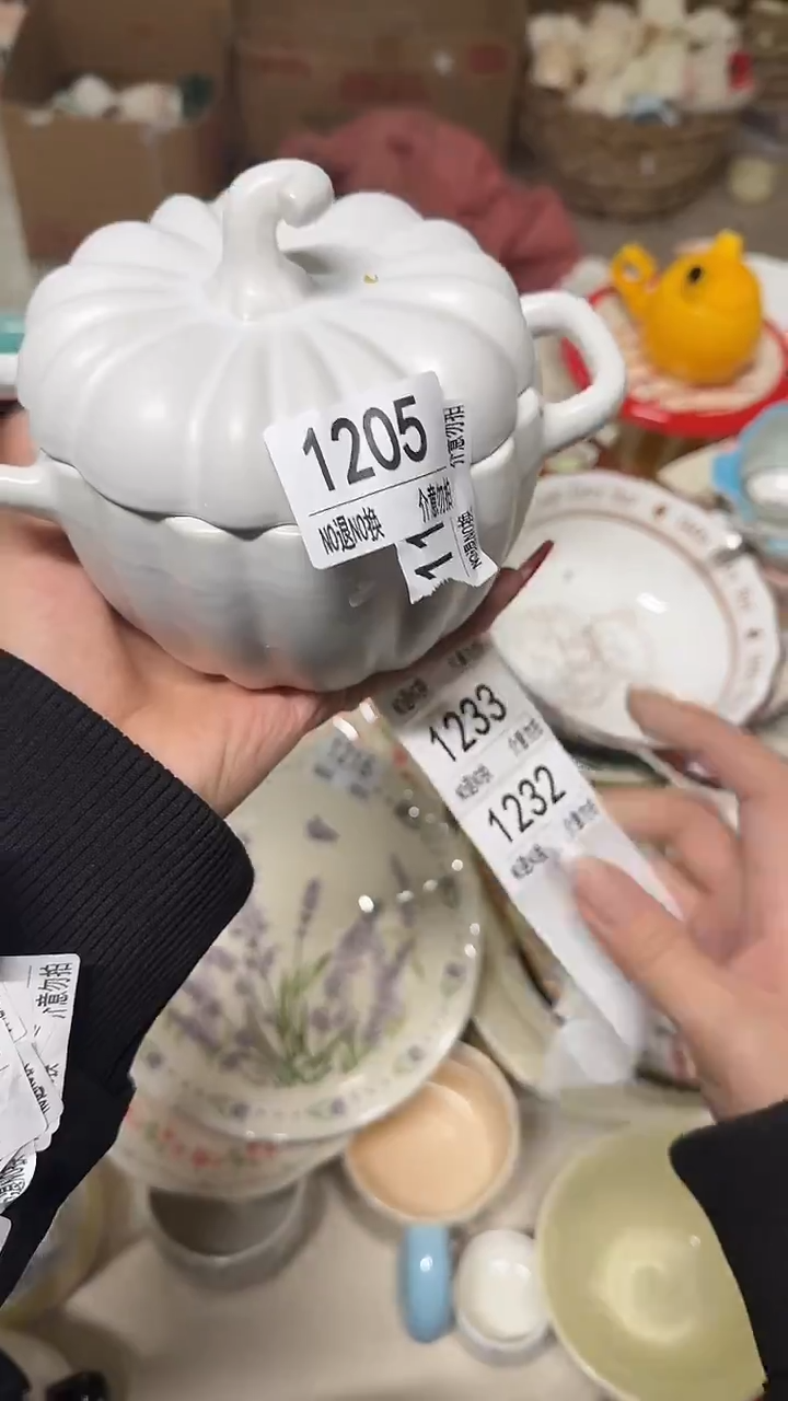 陶瓷手柄款微瑕四单包邮1232