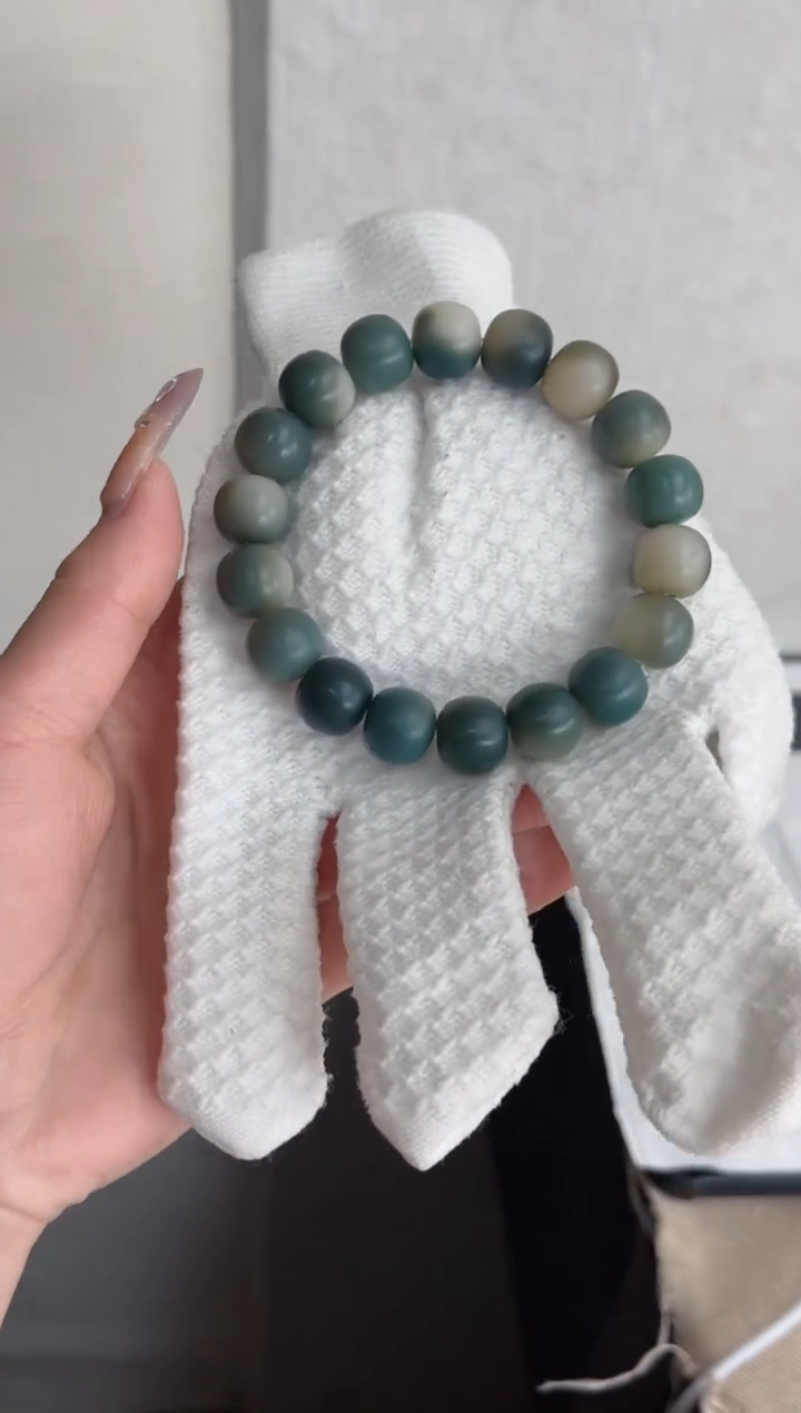 【闪购商品】菩提根/象牙果手串干磨苹果11*12mm手串D35