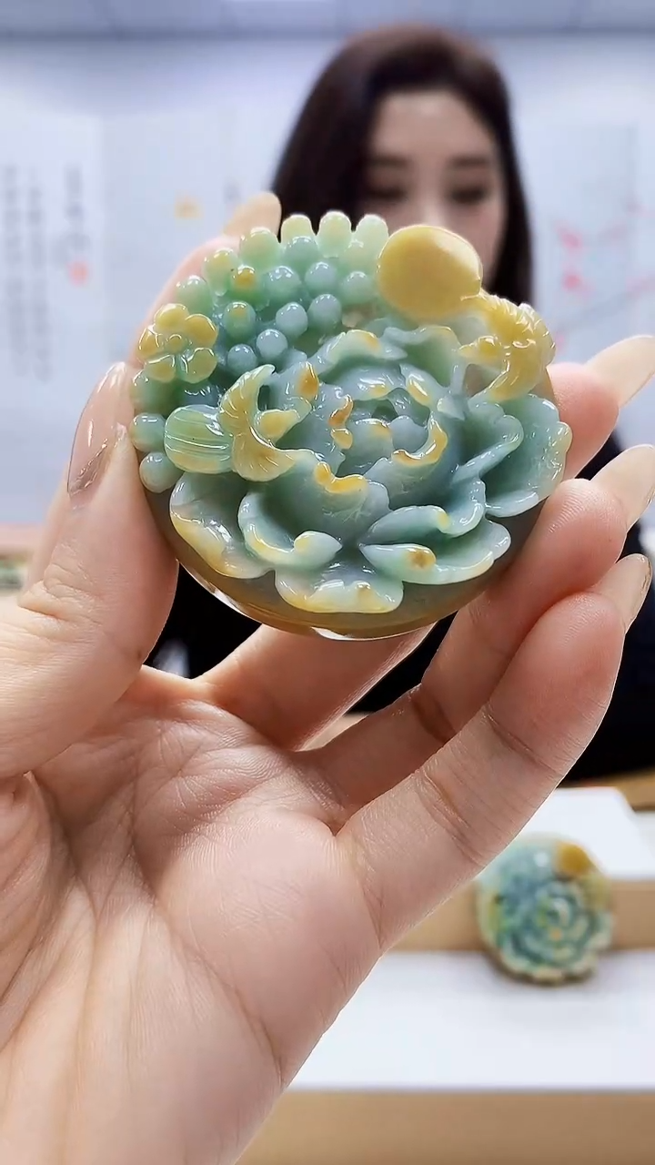 未镶嵌定制翡翠4829ty-毛货挂件86