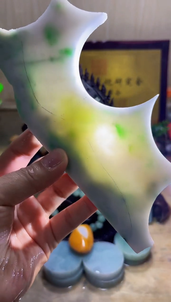 颈饰未镶嵌翡翠A货常星4829